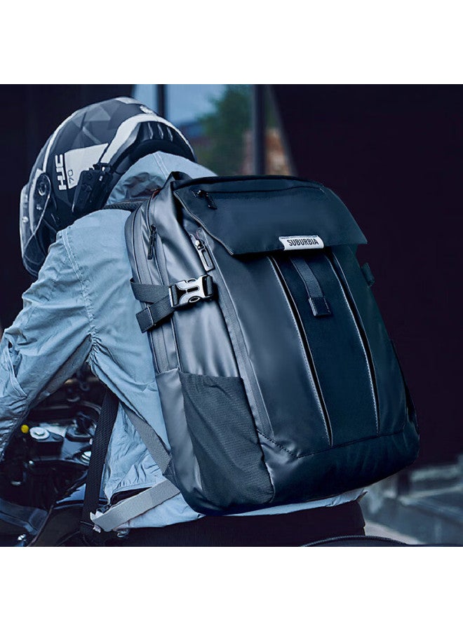 SUBURBIA Siboya Backpack, Commuter Backpack For Men, Laptop Bag, Outdoor Sports Backpack, Cycling Bag, Helmet Bag, Bicycle Backpack - Image 3
