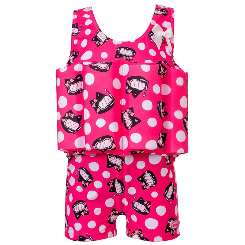 Exported Swimwear For Children And Girls Boys Swimwear Baby Cute Swimwear One-Piece Buoyancy Swimsuit - Image 1