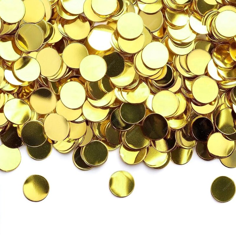 INDIKONB Gold Glass Pieces for Crafts & Lippan Art | Shiny Mirror Materials for Mandala, Jewelry & DIY Art (Round L) - Image 5