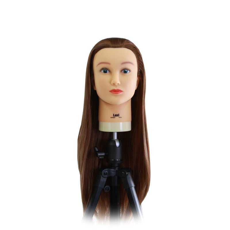 Celebrity Lexi Cosmetology Protein Fiber Hair Cutting Manikin, 26-28 Inch