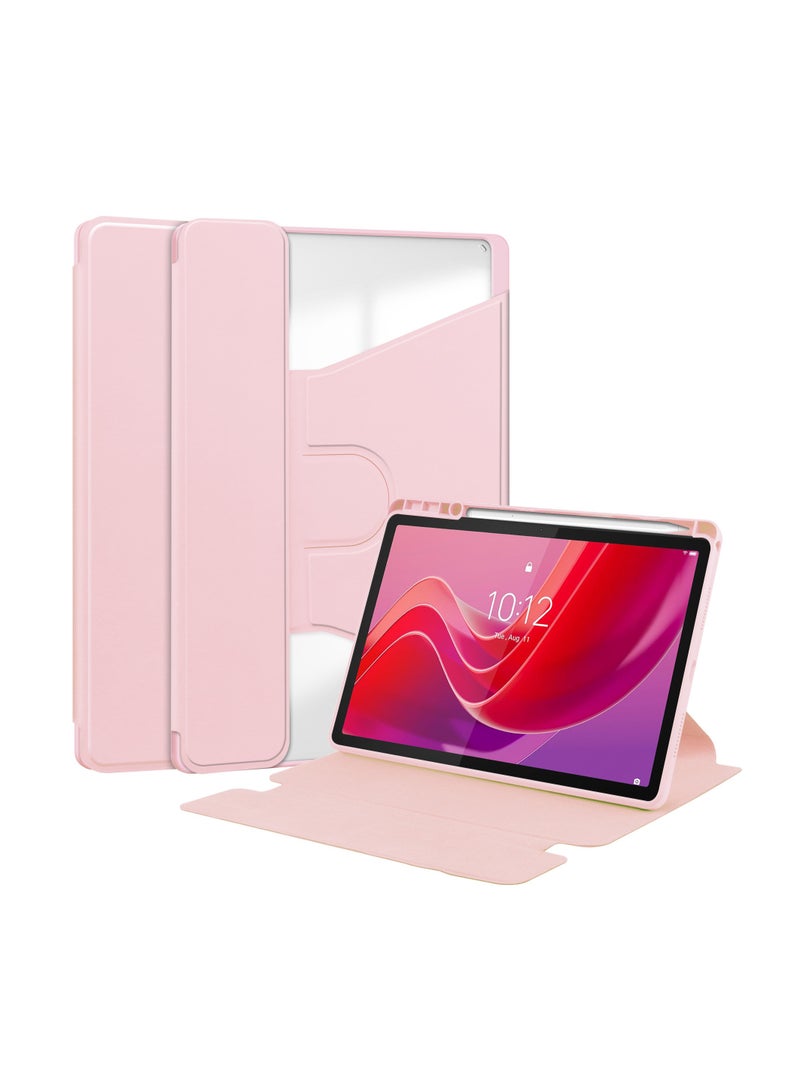 General Keyboard Case Compatible Lenovo Tab M11 11 Inch 2023 / Xiaoxin Pad 2024 Swivel Stand Smart Tablet Case Detachable Wireless Tab M11 Keyboard Case with Pen Holder 
