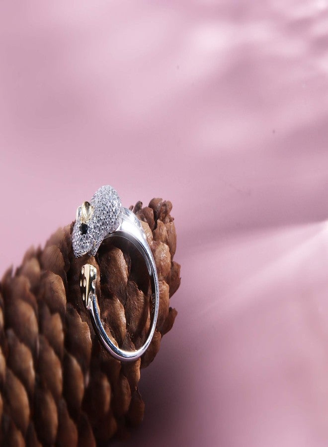 Helen de Lete Rat Steal Cheese S925 Sterling Silver Adjustable Ring for Women - Image 4