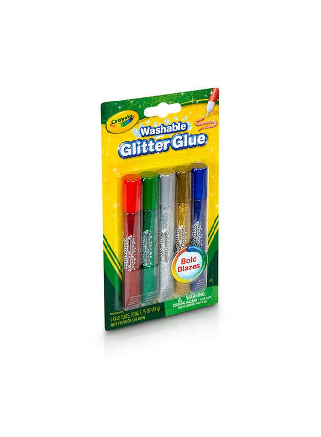 Crayola Washable Glitter Glue Blaze Tubes Multicolor CRA6935222014 - Image 2