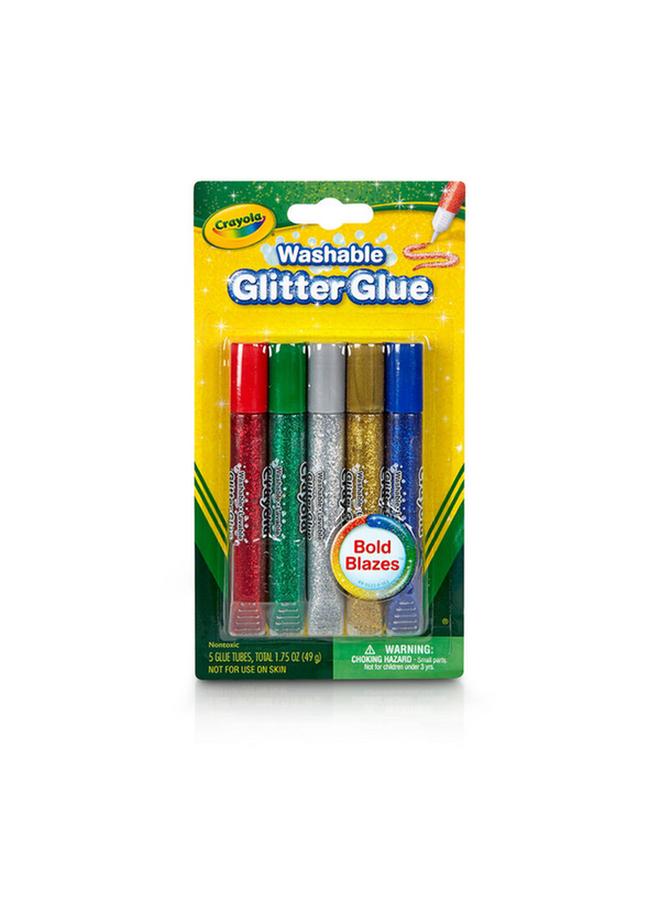 Crayola Washable Glitter Glue Blaze Tubes Multicolor CRA6935222014 - Image 1