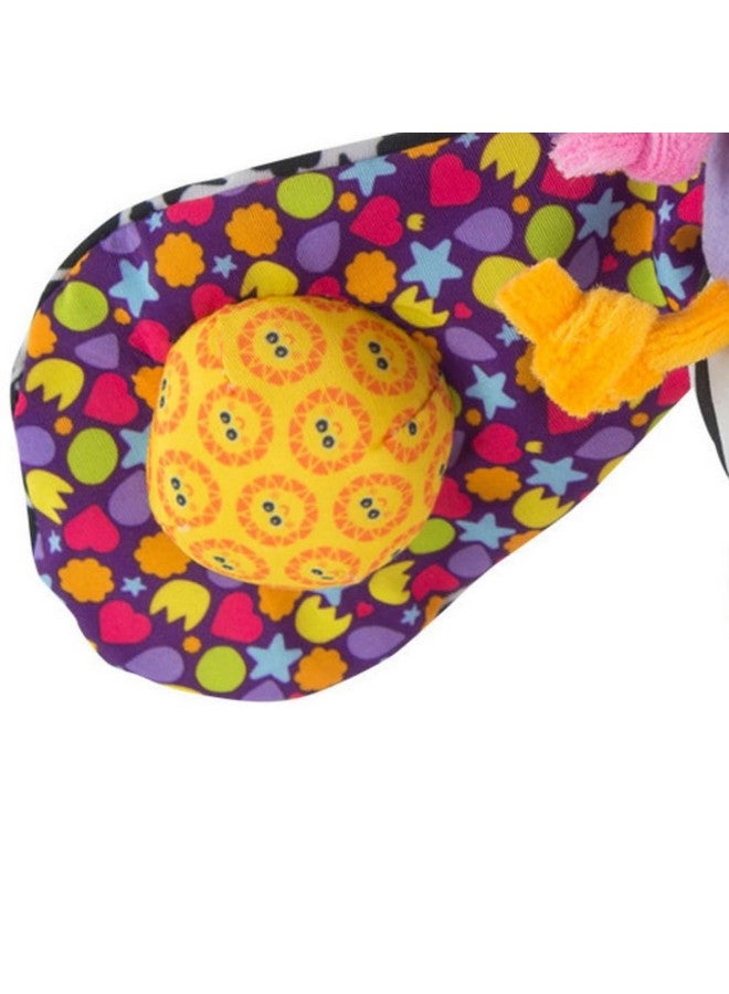 لاماز لعبة Fifi The Firefly Clip على مقعد السيارة وعربة الأطفال، ألعاب ناعمة معلقة للأطفال، ألعاب مجعدة للأطفال بألوان عالية التباين، ألعاب سفر للأطفال للأعمار من 0 أشهر فما فوق - Image 2