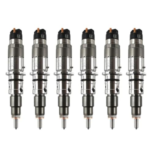 IMELBUFF 0445120231 0445120059 5263262 4945969 6754113012 Common Rail Injector 6Pack for Cummins QSB59 QSB67 ISB67 QSB45 Engine Komatsu PC2008 PC2208 PC2308 PC2708 Excavator - Image 1