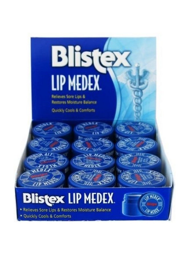 Blistex - Lip Medex Relieves Sore Lips & Restores Moisture Balance 0.25Oz (Pack Of 12) - Image 1