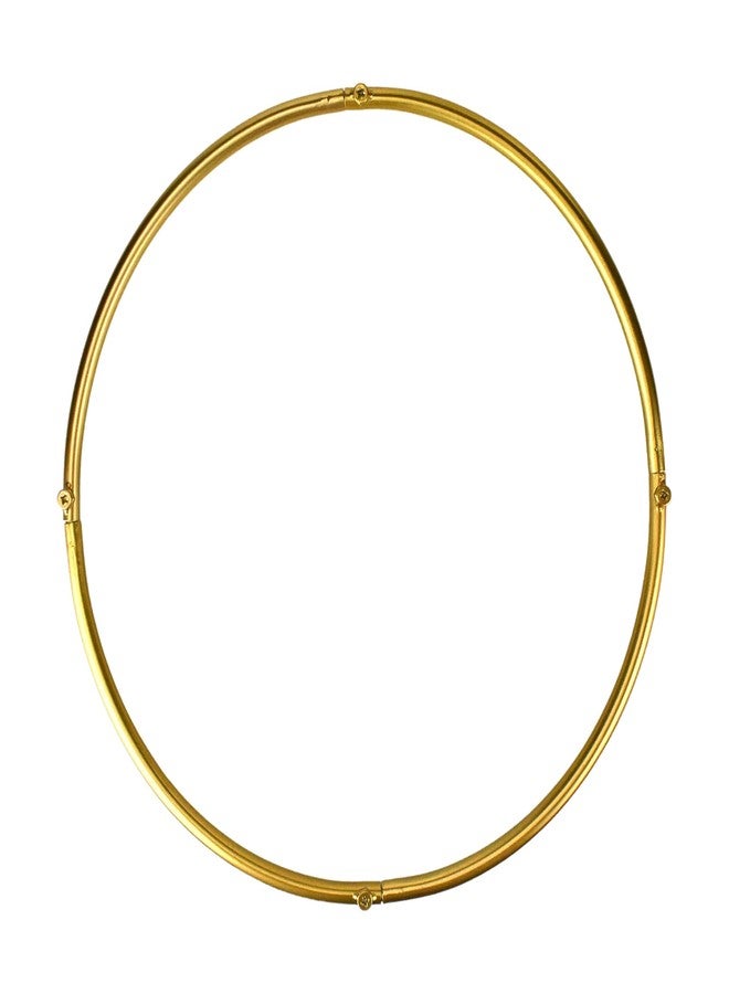 Homeford Assemblable Wired Ring Wreath, 24-inch, Gold - Image 2
