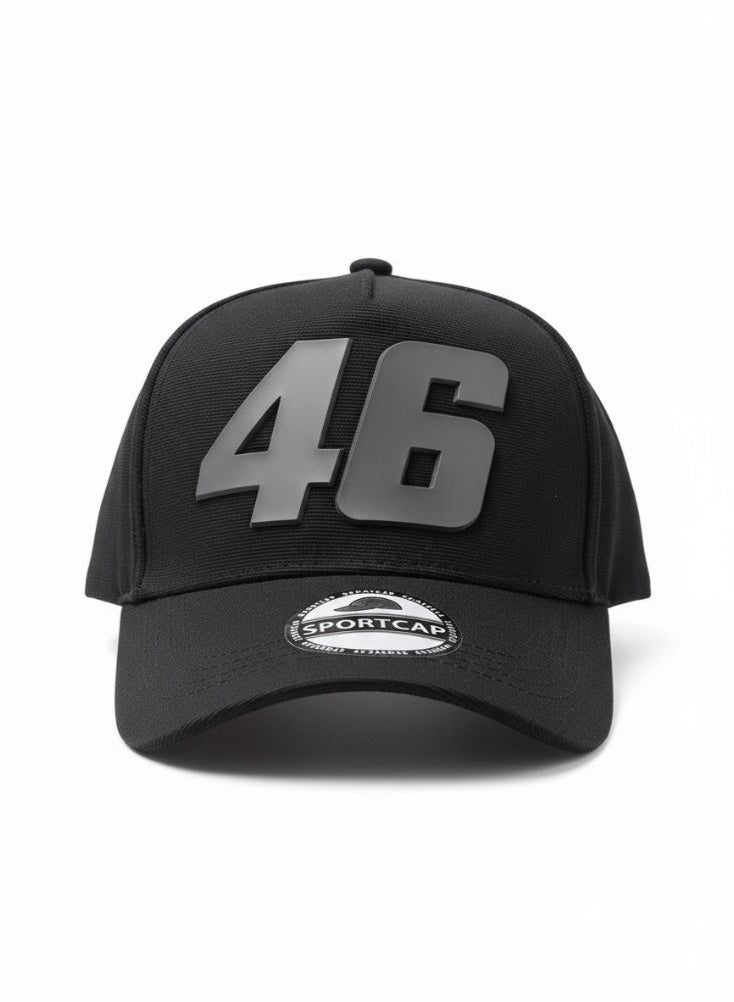 بريميم قبعة بيسبول رياضية سوداء مقاس ٤٦ - إصدار رياضي مميز مع ملاءمة قابلة للتعديل - Image 2