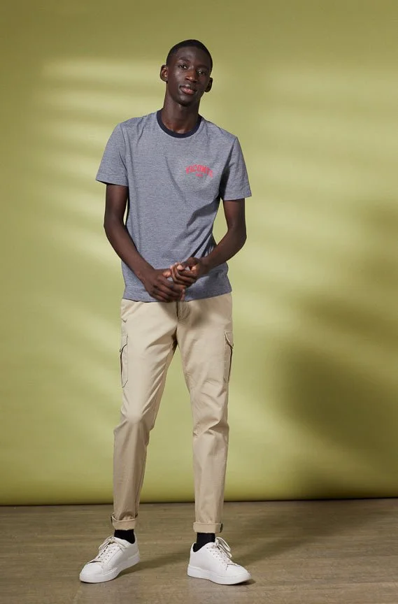 Vicomte A. Tay Grey T-Shirt 100% Cotton