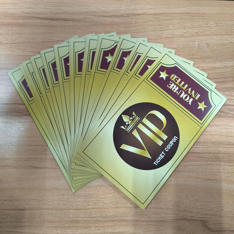 10 Golden VIP Party Invitations Birthday Wedding Children Themed Decorations - Image 2