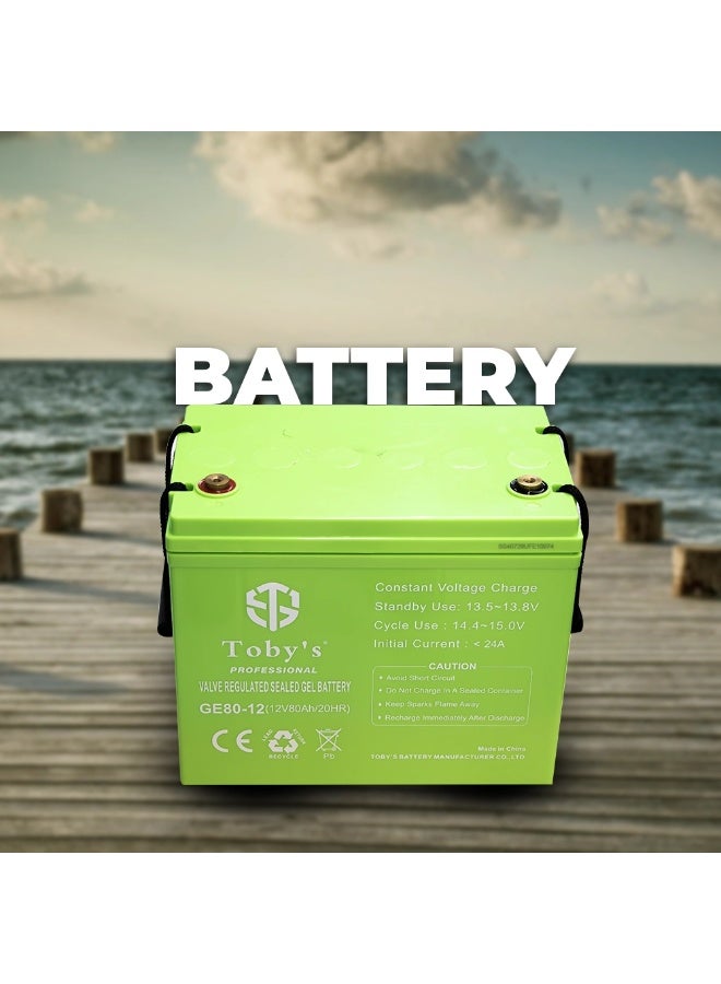 توبيز محطة طاقة توبي BTY 100 عالية التحمل، بطارية 80000 مللي أمبير/ساعة، بطارية قابلة لإعادة الشحن مع عاكس طاقة 500 وات - BTY 100A - Image 3