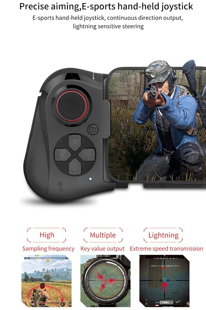 Megadream Mobile Gaming Controller for iPhone iOS Android PC Wireless Gamepad Joystick for iPhone 17/iPhone 16/15/14/12, iPad, MacBook, Galaxy S22/S21/S20, TCL, Tablet, PC - 18+ Hour Battery Life - COD - Image 2