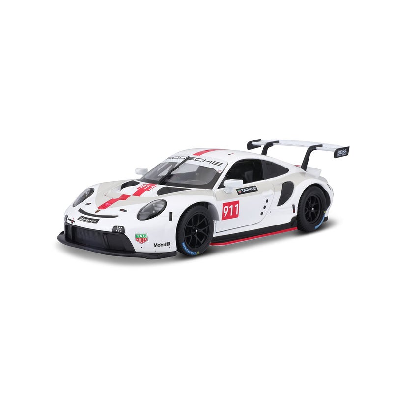 Bburago نموذج مصغر من بورشه 911 RSR GT 1:24 مصبوب من المعدن - Image 1