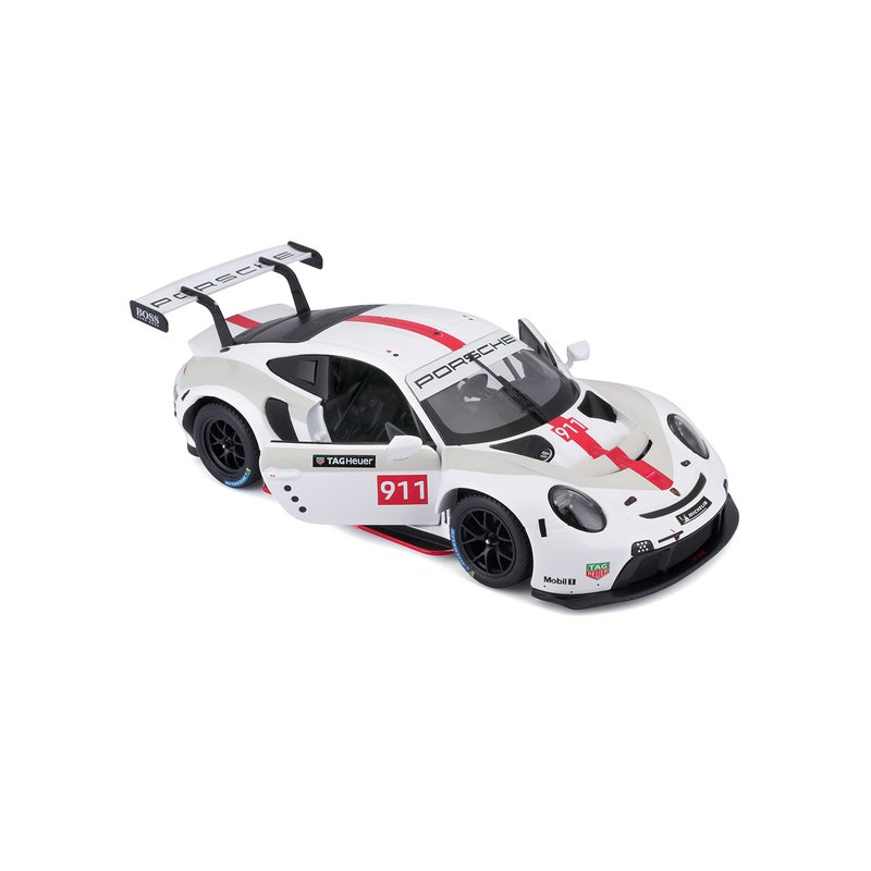 Bburago نموذج مصغر من بورشه 911 RSR GT 1:24 مصبوب من المعدن - Image 3