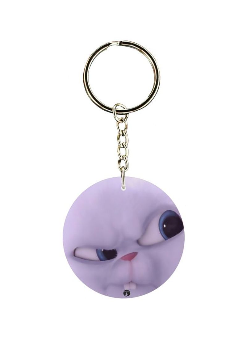 RKN Double Sided Cartoon Printed Keychain