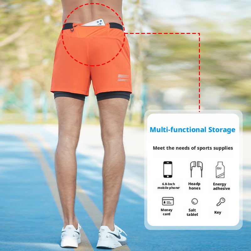 Men's Running Shorts with Inner Liner - Image 3