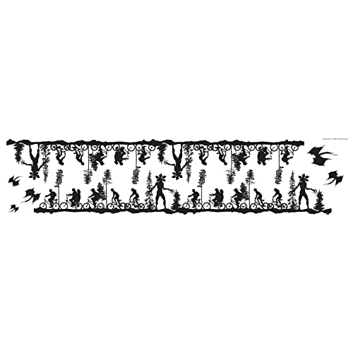 RoomMates RMK5144SCS Stranger Things Forest Scene Peel and Stick Wall Decals Black - Image 3