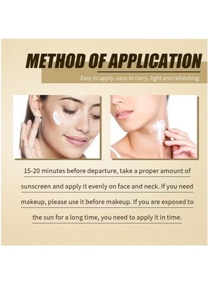 Jaysuing Rice Probiotics SPF50+ PA++++ 50ml Facial sunscreen, Have an Ultra Lightn and Non Greasy Texture, Suitable Under Makeup With Long Lasting Dry Matt Finish and Anti Shine Effect - Image 3