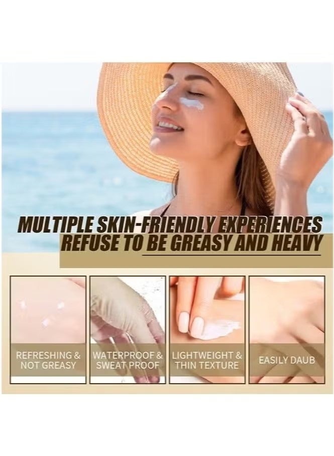 Jaysuing Rice Probiotics SPF50+ PA++++ 50ml Facial sunscreen, Have an Ultra Lightn and Non Greasy Texture, Suitable Under Makeup With Long Lasting Dry Matt Finish and Anti Shine Effect - Image 4