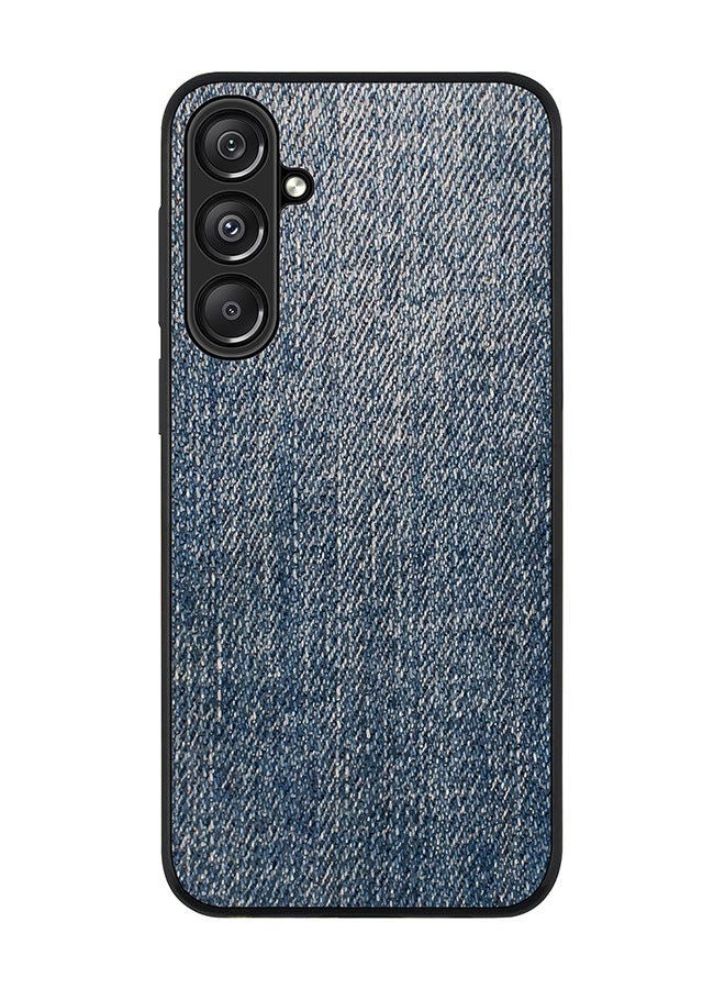 Stylizedd For Samsung Galaxy A16 / A16 5G Case,Slim fit Camera Protection, Shockproof Thin Phone cover - Dark Denim Print - Image 1