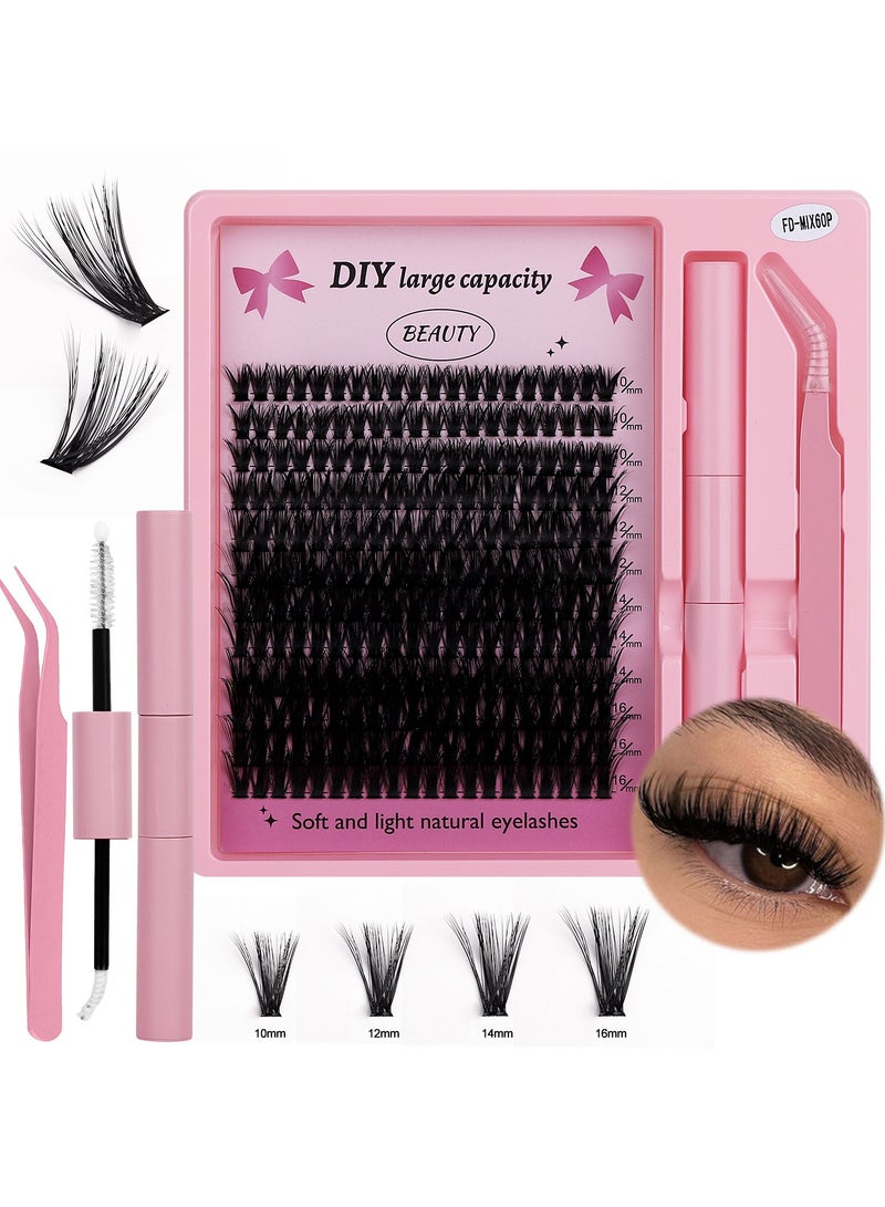 أوريتي مجموعة الرموش الكاذبة مجموعة واحدة مجموعة كبيرة السعة السميكة الرموش مجموعة مقسمة الساخنة ذوبان الرموش - Image 1