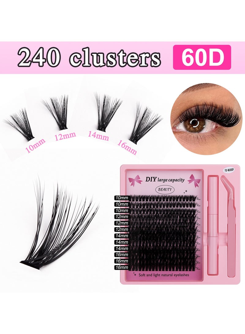 أوريتي مجموعة الرموش الكاذبة مجموعة واحدة مجموعة كبيرة السعة السميكة الرموش مجموعة مقسمة الساخنة ذوبان الرموش - Image 2