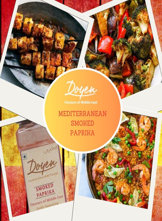 Doyen Mediterranean Smoked Paprika | Spanish Pimenton (Smoked Paprika) | From Spain Pimentos | 100% Veg | No Artificial Colors Flavours - Image 2