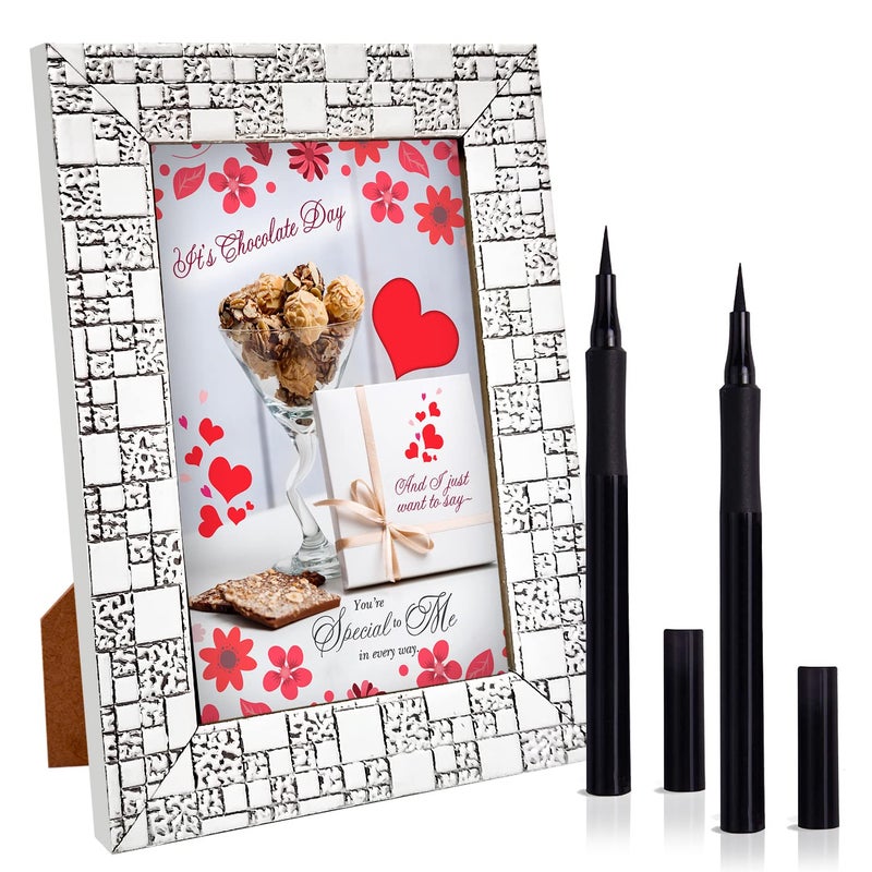 GIFT MY PASSION GIFT MY PASSION ItS Chocolate Day And I Just Want To Say YouRe Special To Me In Every Way Quotation Photo Frame with 2 Eyeliner Black Pencil Combo Pack of 3 Gift for Her - Image 1