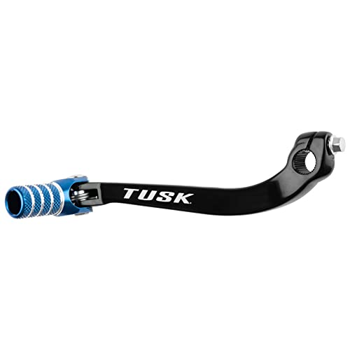 Tusk Folding Shift Lever BlackBlue Tip Compatible with Suzuki RMZ250 20072025 - Image 1