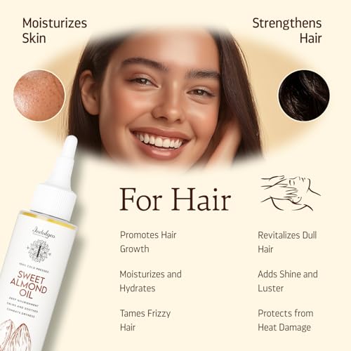 Indulgeo Essentials Cold Pressed Sweet Almond Oil | Pure & Natural Badam Oil for Soft, Shiny Hair & Glowing Skin | Lightweight Almond Oil for Baby Massage | Deep Moisturization & Nourishment | Rich in Vitamin E & Antioxidants | 100 ml - Image 4