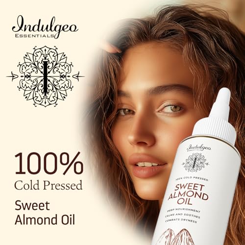 Indulgeo Essentials Cold Pressed Sweet Almond Oil | Pure & Natural Badam Oil for Soft, Shiny Hair & Glowing Skin | Lightweight Almond Oil for Baby Massage | Deep Moisturization & Nourishment | Rich in Vitamin E & Antioxidants | 100 ml - Image 2