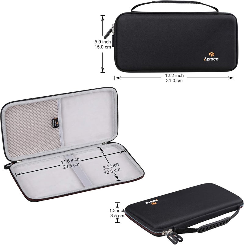 Aproca Hard Travel Storage Case for Apple Magic KeyboardOMOTON UltraSlim Bluetooth Keyboard - Image 5