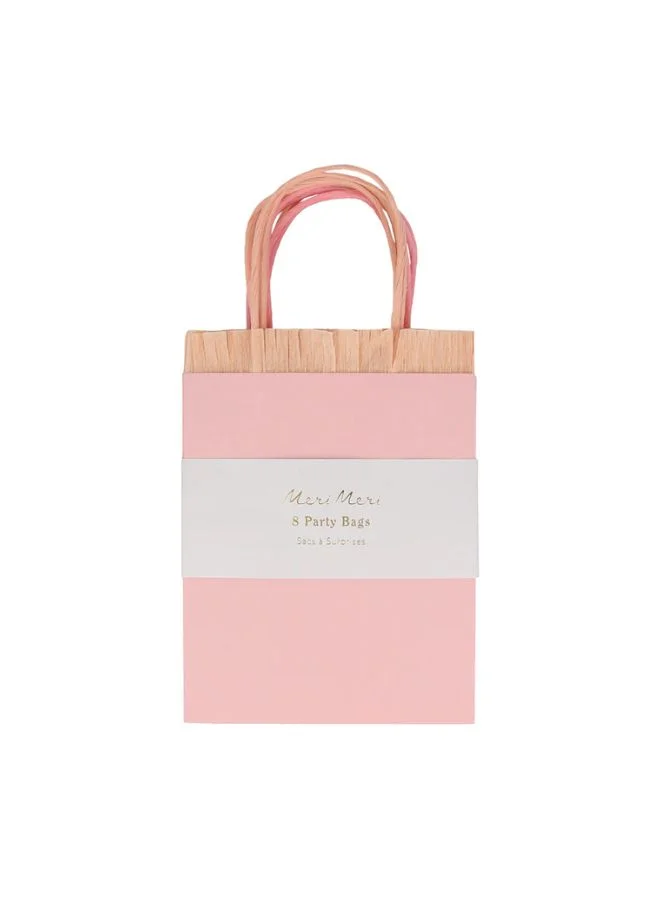Meri Meri Pink Fringe Party Bags