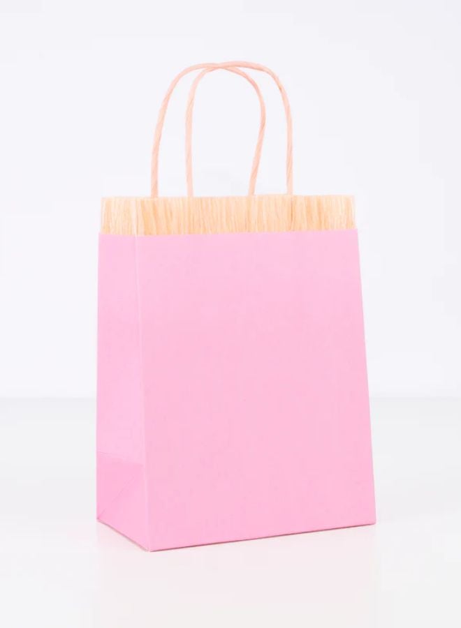 Meri Meri Pink Fringe Party Bags - Image 4