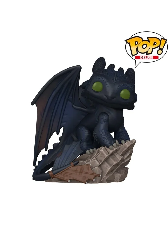 Funko Pop Deluxe! Movies: How to Train your Dragon LA S1 - Toothless, Collectible Vinyl Figures - Gift Idea - Official Merchandise - Toys for Kids & Adults - Model Figure for Collectors and Display