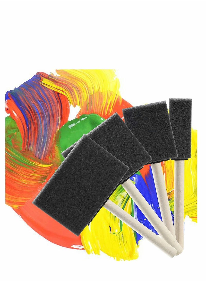 Generic - Foam Paint Brushes Assorted Sizes 20 Pcs Sponge Paint Brush Foam Brushes Foam Brushes for Painting Foam Brushes for Staining Foam Brushes for Polyurethane Sponge Brushes for Painting - Image 1