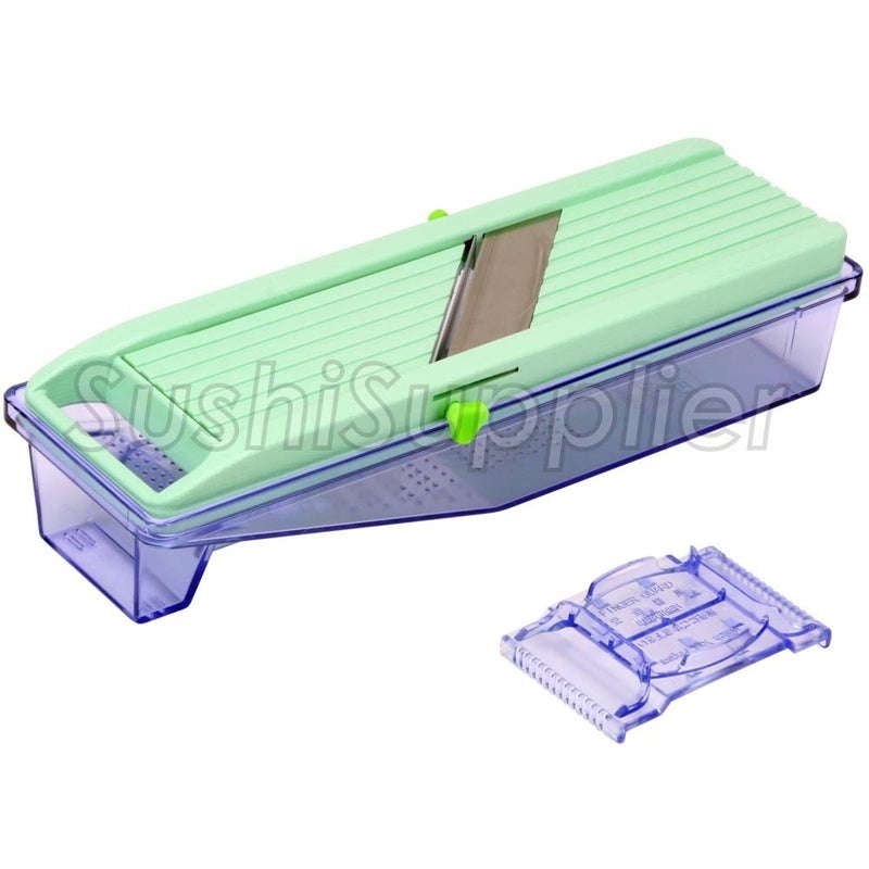 آلة تقطيع بنرينر مع صينية جمع و 4 شفرات، فولاذ ياباني مقاوم للصدأ، خالي من BPA