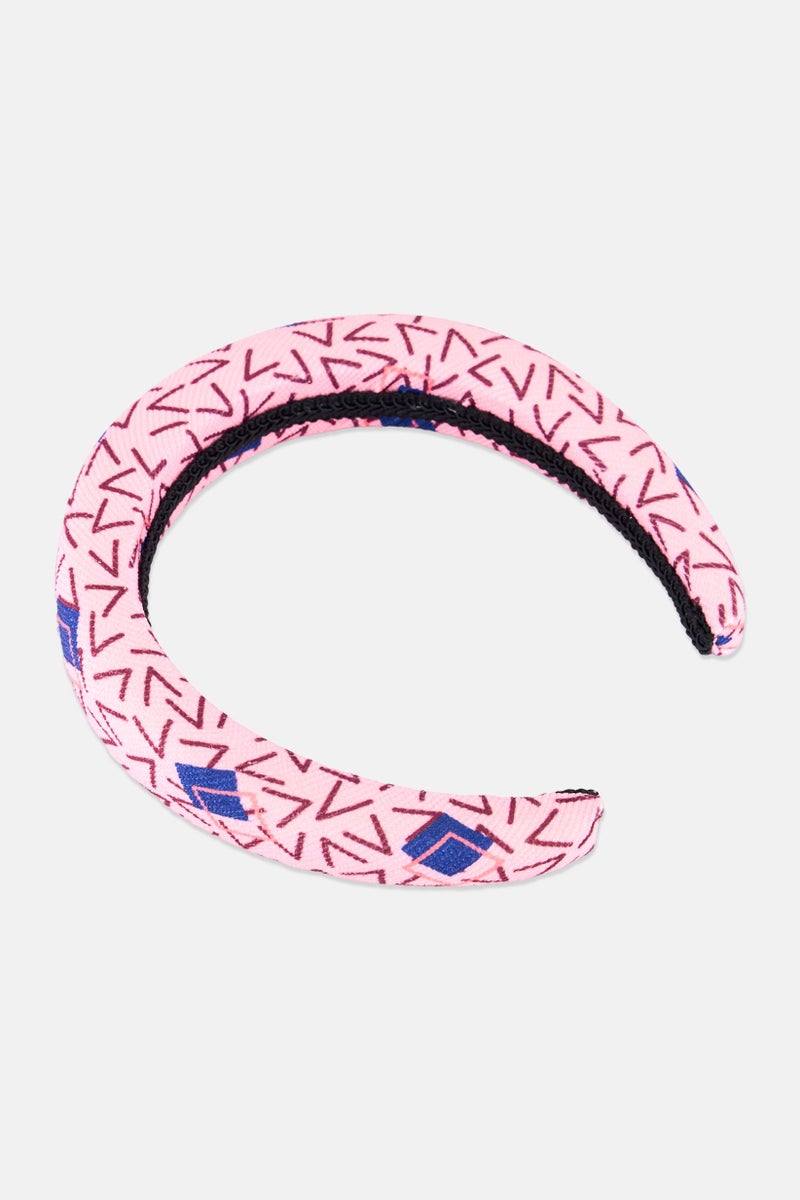 Goody Kids Girl Graphic Print Headbands, Pink - Image 2