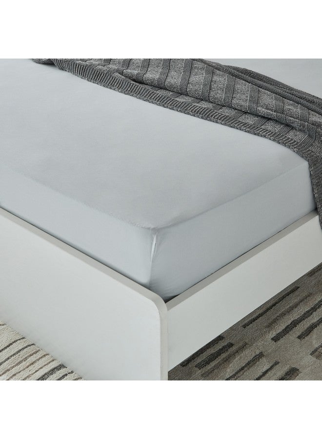 هوم بوكس شرشف سرير قطني أساسي مقاس كوين 160 × 200 × 36 سم - Image 2