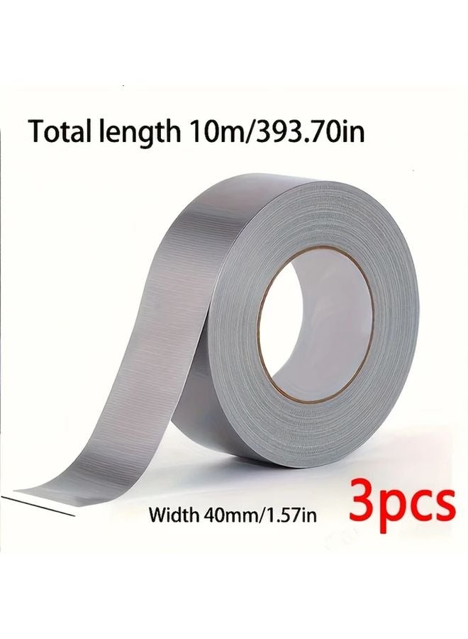 3pcs Heavy Duty Waterproof Tape 40mm x 393 7in Super Strong Adhesive No Residue Fabric Metal - Image 5