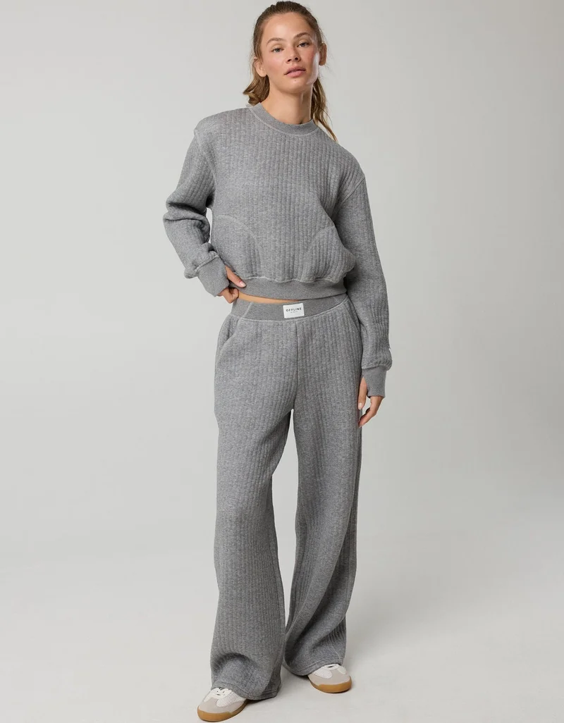 Aerie  OFFLINE By Aerie Coffee Run Crewneck for Women | Best Price UAE