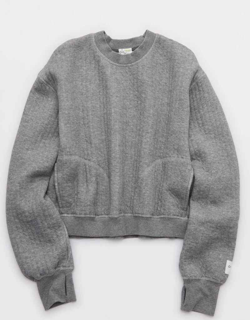 Aerie  OFFLINE By Aerie Coffee Run Crewneck for Women | Best Price UAE