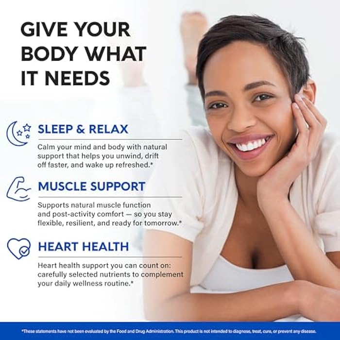 NUTRAHARMONY Magnesium Supplement - 5 in 1 Complex | Glycinate | Citrate | Malate | Taurate | Oxide - Made in USA - Stress, Muscle & Heart Support - Vegan, Natural, Non-GMO - 180 Capsules, 2 Month Supply - Image 3