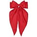 Tobeffect Red Hair Bow for Women Girls Big Satin Bow Clip with Long Tail Red Hair Accessories - Image 2