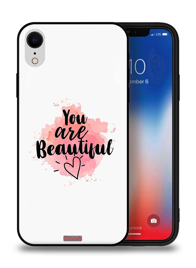 Tolwak Apple iPhone XR Protective Case You Are Beautiful - Image 1