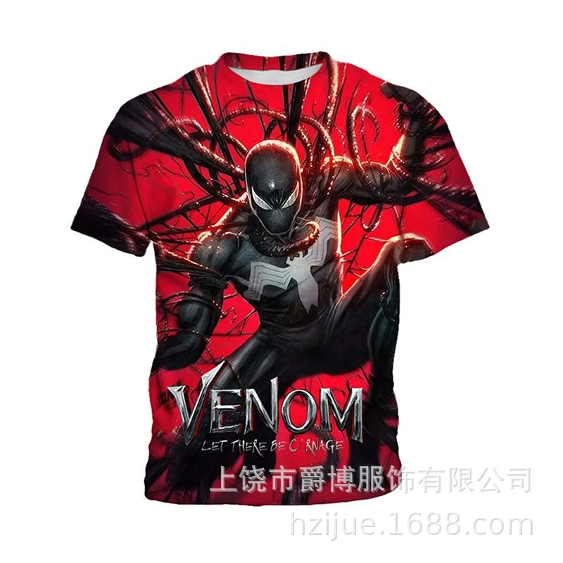 Cross-border Foreign Trade New Cross-border New Men's 3D Printed T-shirt Adult Teenager Men's Short-sleeved T-shirt - Image 4