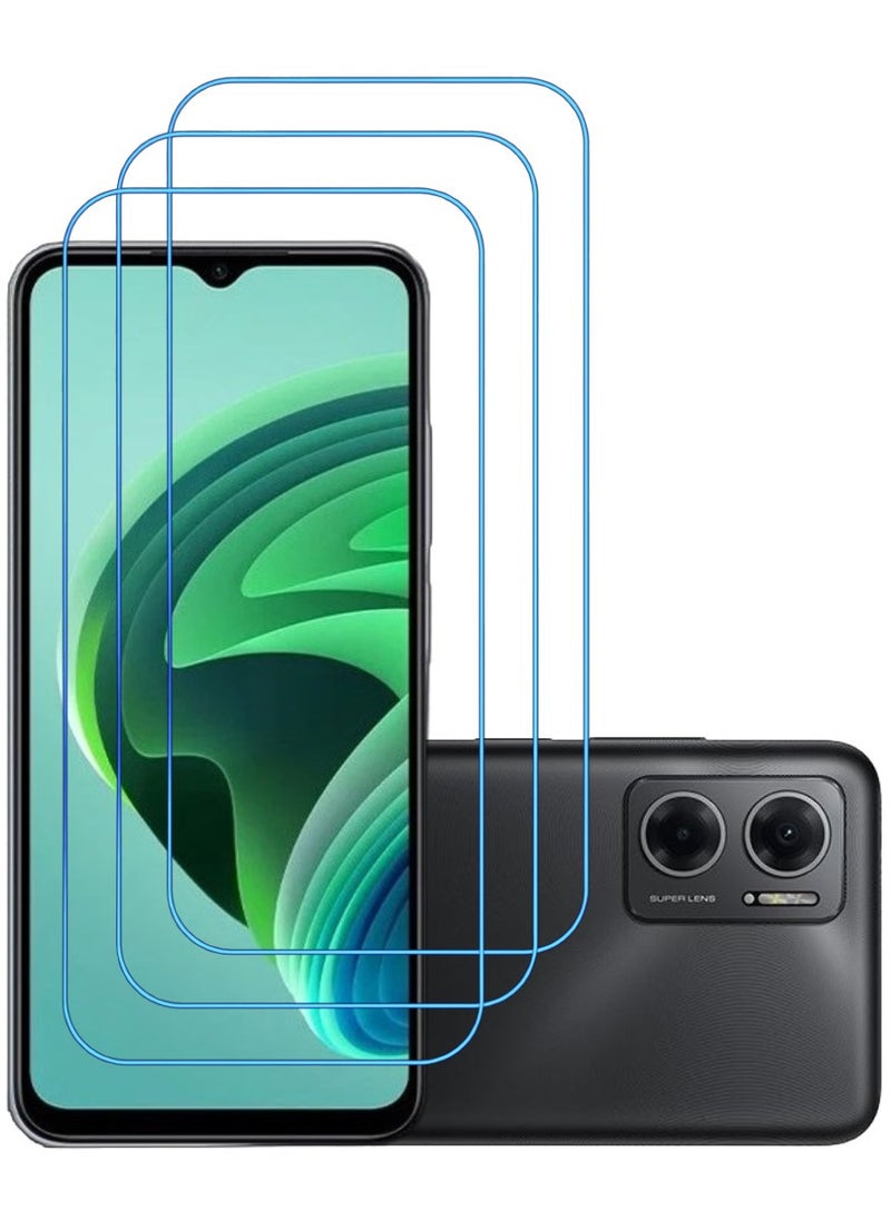 ACLIX 3 Pieces Antistatic ESD Dustproof Premium Quality High Definition Clear Tempered Glass Screen Protector Designed For Xiaomi Redmi Note 11E - Image 1