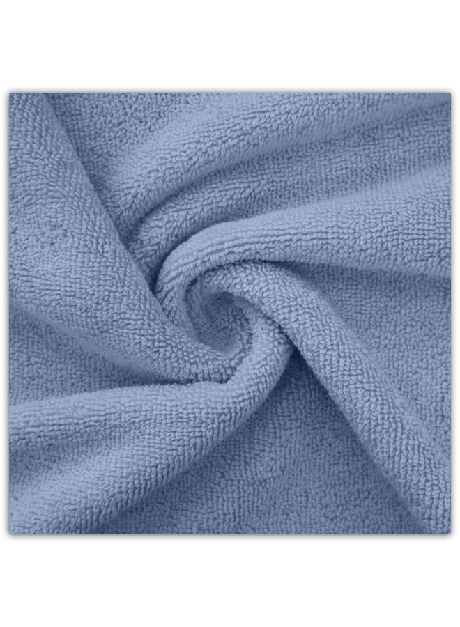 Baltic Linen Cozi Green 3-Piece Towel Set – skyblue | Soft & Absorbent Cotton | 50x90cm, 70x140cm, 83x165cm by Baltic Linen  - Image 3