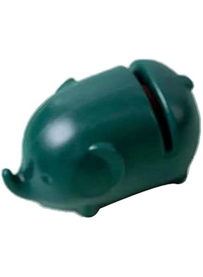 Elephant-shaped Knife Sharpeners, Elephant Pocket Knife Sharpener Multi-purpose Fast Sharpening Stone Anti-rust Cutter Sharpener for Kitchen Green 7cm x 3.8cm x 4.5cm  - Image 1